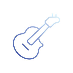 Electric Guitar Icon Vector Stock Illustration