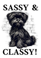 Affenpinscher dog, SVG File, PNG File, Print on Demand, T-shirt, Mugs, Hoodie, Stickers, Posters, Wall Frame, Dog Lover