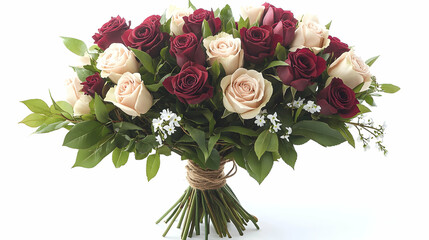 Romantic bouquet of roses (2)