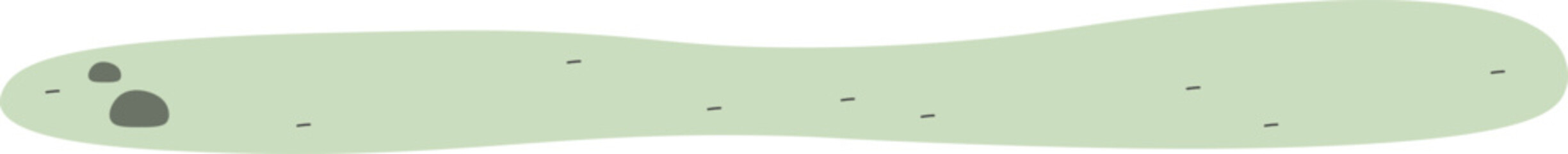 Flat Cartoon Forest Meadow