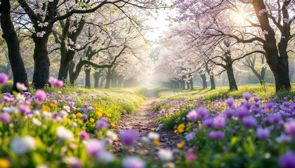 Obraz premium spring in the garden