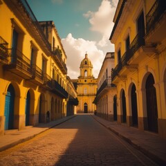Fototapeta premium Typical balcony in Cartagena de Indias, Colombia