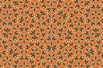 Seamless Symmetric Geometric Decoration Cloth Design Perspective Texture Template Fabric Background Digital Interior Textile Fashion Visual Endless Luxury Graphic Wallpaper Shape Tile Art Pattern.