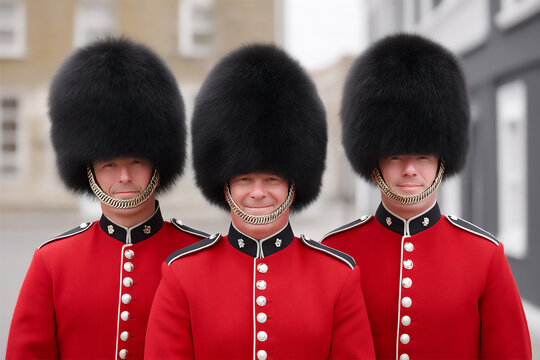 king with royal guard