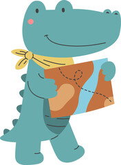 Happy Crocodile Map Explorer