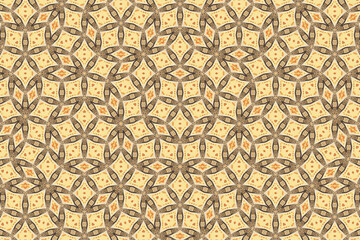 Seamless Symmetric Geometric Decoration Cloth Design Perspective Texture Template Fabric Background Digital Interior Textile Fashion Visual Endless Luxury Graphic Wallpaper Shape Tile Art Pattern.