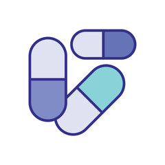 Pill Icon Vector Stock Illustration