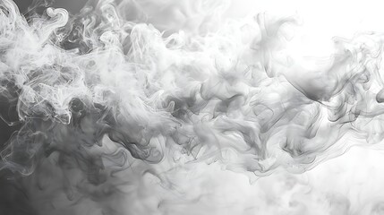 Wispy white smoke in cloudy formation high resolution picture