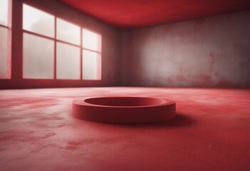 background concrete interior red empty architecture design dark abstract grunge texture rough colourful material cement old colours room copy floor light indoor dirty wall blank surface pattern stone