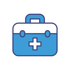 First Aid Kit Icon Vector Stock Illustration