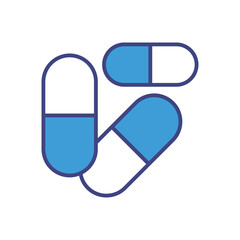 Pill Icon Vector Stock Illustration