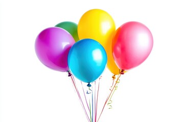 Colorful balloons bunch