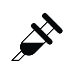 Syringe Icon Vector Stock Illustration
