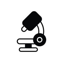 Microscope Icon Vector Stock Illustration