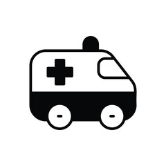 Ambulance Icon Vector Stock Illustration
