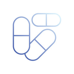 Pill Icon Vector Stock Illustration