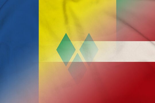 Saint Vincent and the Grenadines and Latvia government flag international relations LVA VCT