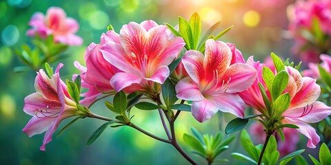 Fototapeta premium Mock Azalea Floral Design Inspiration