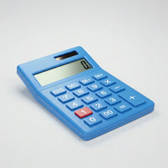 Calculator on a white background. 3d render illustration.