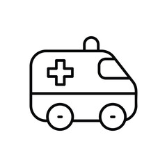 Ambulance Icon Vector Stock Illustration