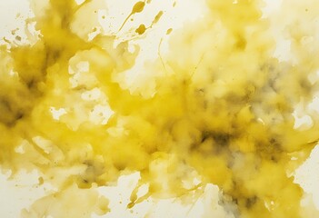 abstract texture watercolor strokes design washes organic background white spring yellow chaotic brush paper brown aged pattern ancient grimy grunge old antique stained retro parchment dirty wall