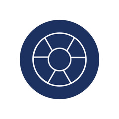 Lifebuoy Icon Vector Stock Illustration