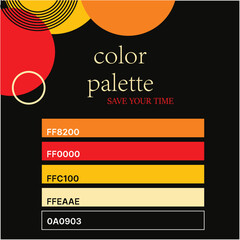Save your time Color Palette for design and insprtion 