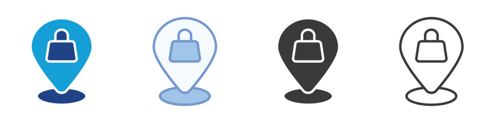 Location Icons Collection – Multiple Vector Styles Icons