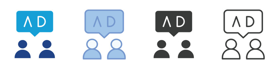 Marketing Icons Collection – Multiple Vector Styles Icons