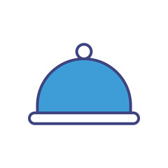 Food Tray Icon Vector Stock Illustration