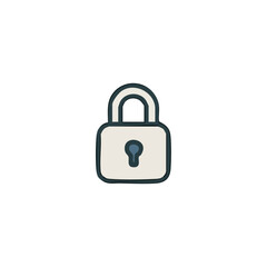 vector illustration of key symbol some shapes