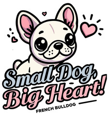 French Bulldog, SVG File, PNG File, Print on Demand, T-shirt, Mugs, Hoodie, Stickers, Posters, Wall Frame, Dog Lover