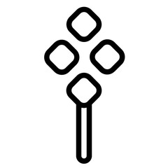Plant Tree Nature Line Icon