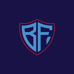 Corporate Shield Logo with Letter Combination