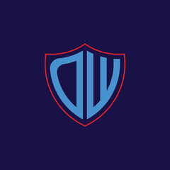 Corporate Shield Logo with Letter Combination