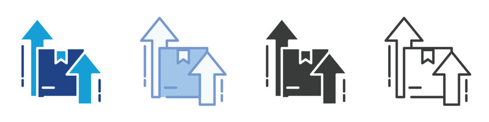 Package Icons Collection – Multiple Vector Styles Icons