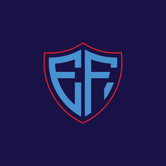 Corporate Shield Logo with Letter Combination