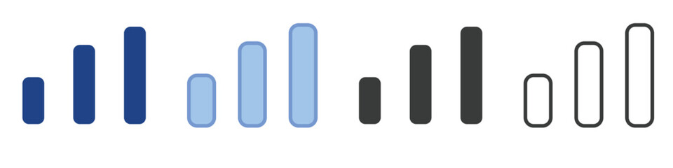 Signal Icons Collection – Multiple Vector Styles Icons