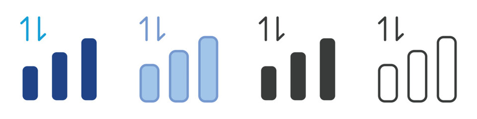 Signal Icons Collection – Multiple Vector Styles Icons