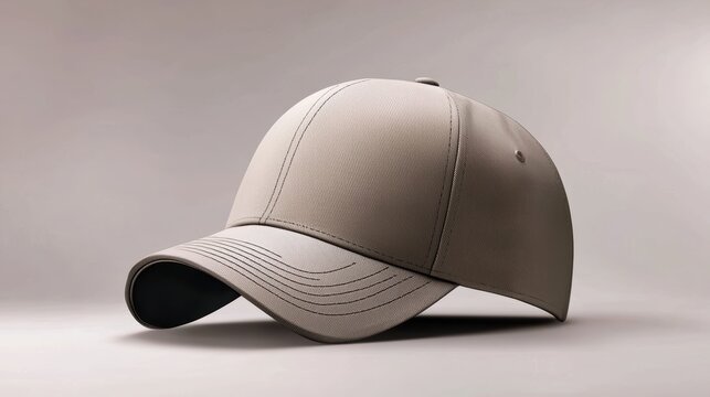 A realistic trucker hat mockup placed on a neutral background, with clear space on the front panel for a logo or graphic design.