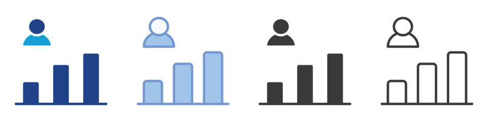 Statistic Icons Collection – Multiple Vector Styles Icons