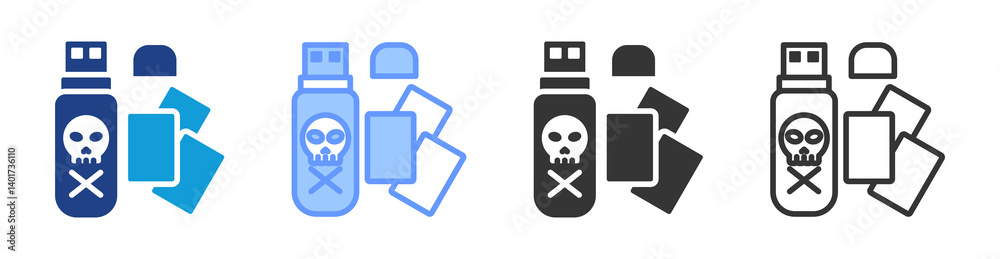 Aufkleber Flashcard icon set multiple style collection