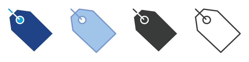 tag Icons Collection – Multiple Vector Styles Icons