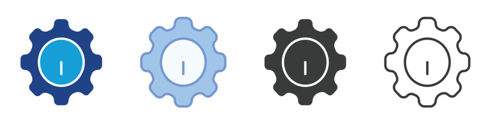 Technical Information Icons Collection – Multiple Vector Styles Icons