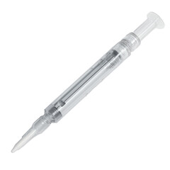 Fototapeta premium ultra realistic uhd photo of Plastic pipette on transparent background