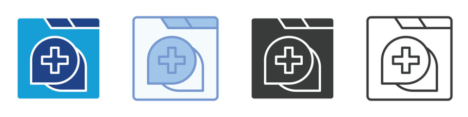 Web Healthcare Icons Collection – Multiple Vector Styles Icons