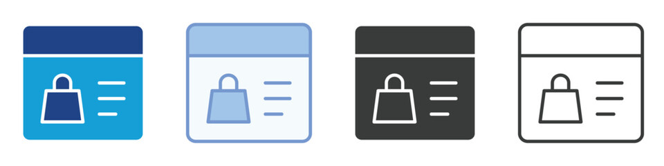 Website Icons Collection – Multiple Vector Styles Icons