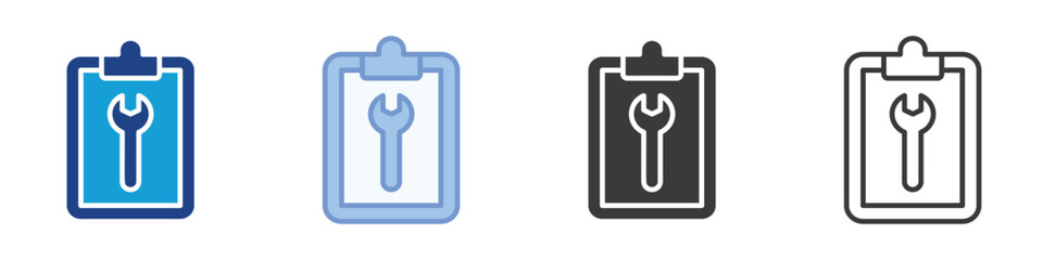 worksheet and tools Icons Collection – Multiple Vector Styles Icons