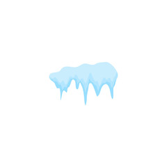 Snow ice caps vector illustration 