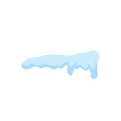 Snow ice caps vector illustration 